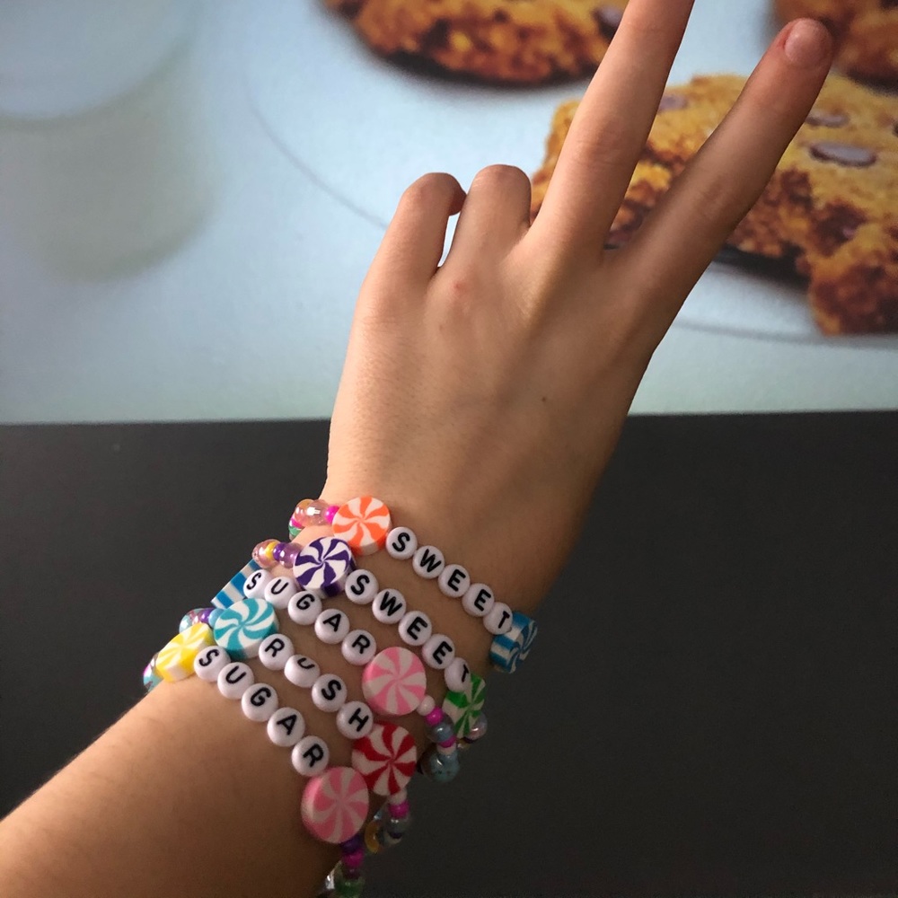 Handmade Beaded friendship Bracelets✨💕💜
